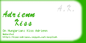 adrienn kiss business card